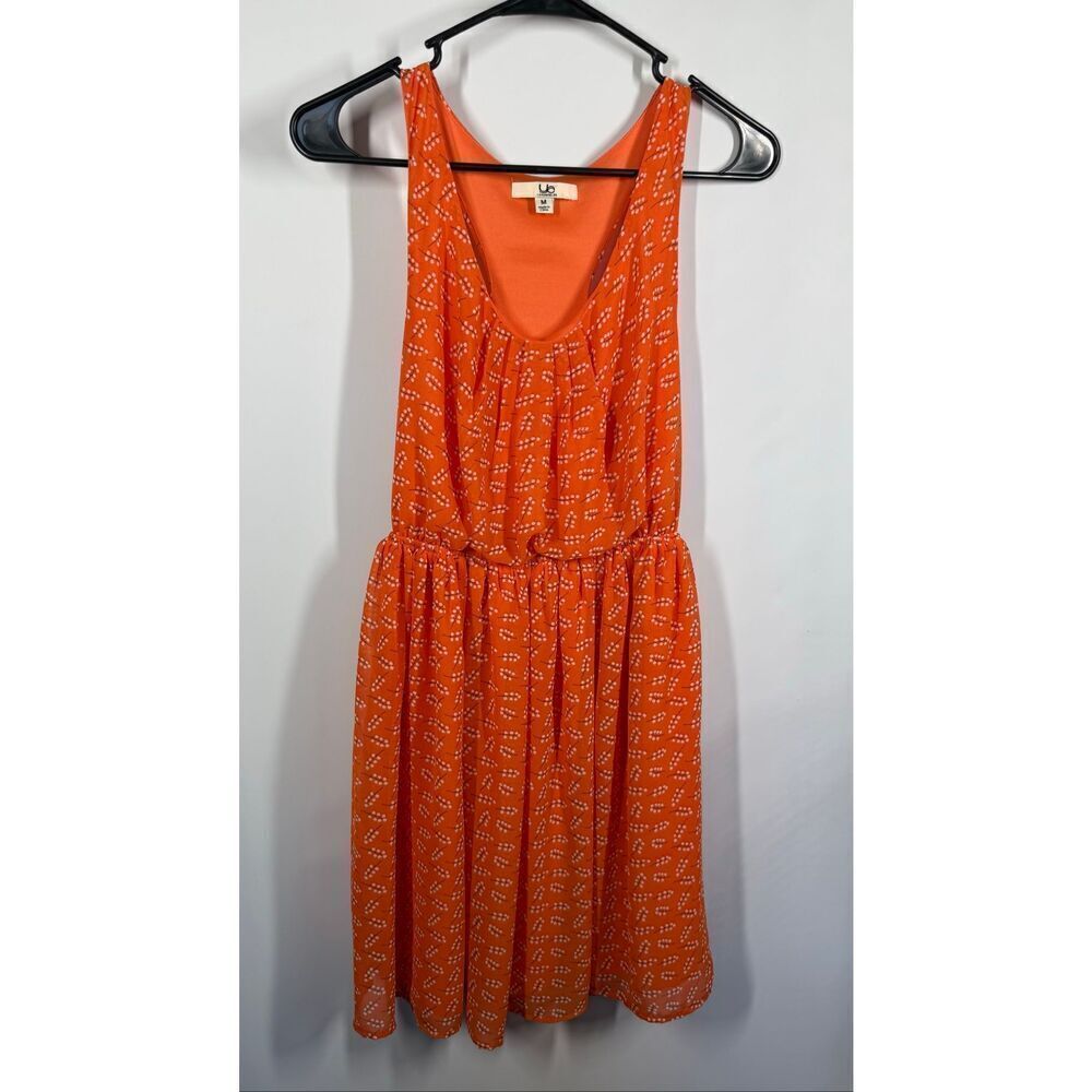Ya Los Angeles Women racerback silk blend lined midi dress size medium
